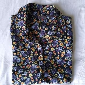 Laura Scott Floral Button Down